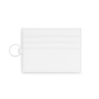 Lani™ Saffiano Leather Card Holder – "Let's Sing Happiness Together!" Graphic