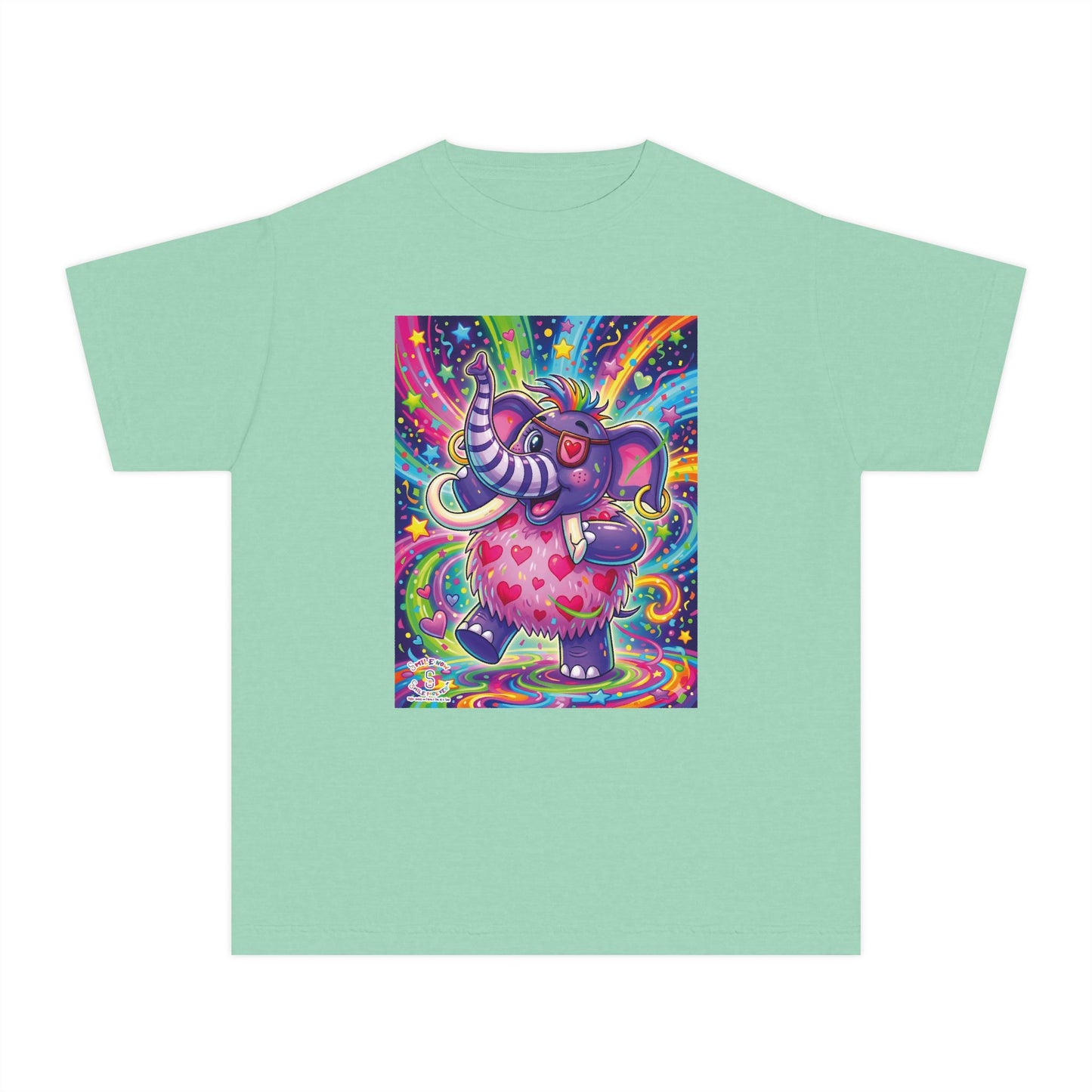 Piklez™ Youth Midweight Tee – "Born to Celebrate!" Graphic Shirt | Smile Universe Collection