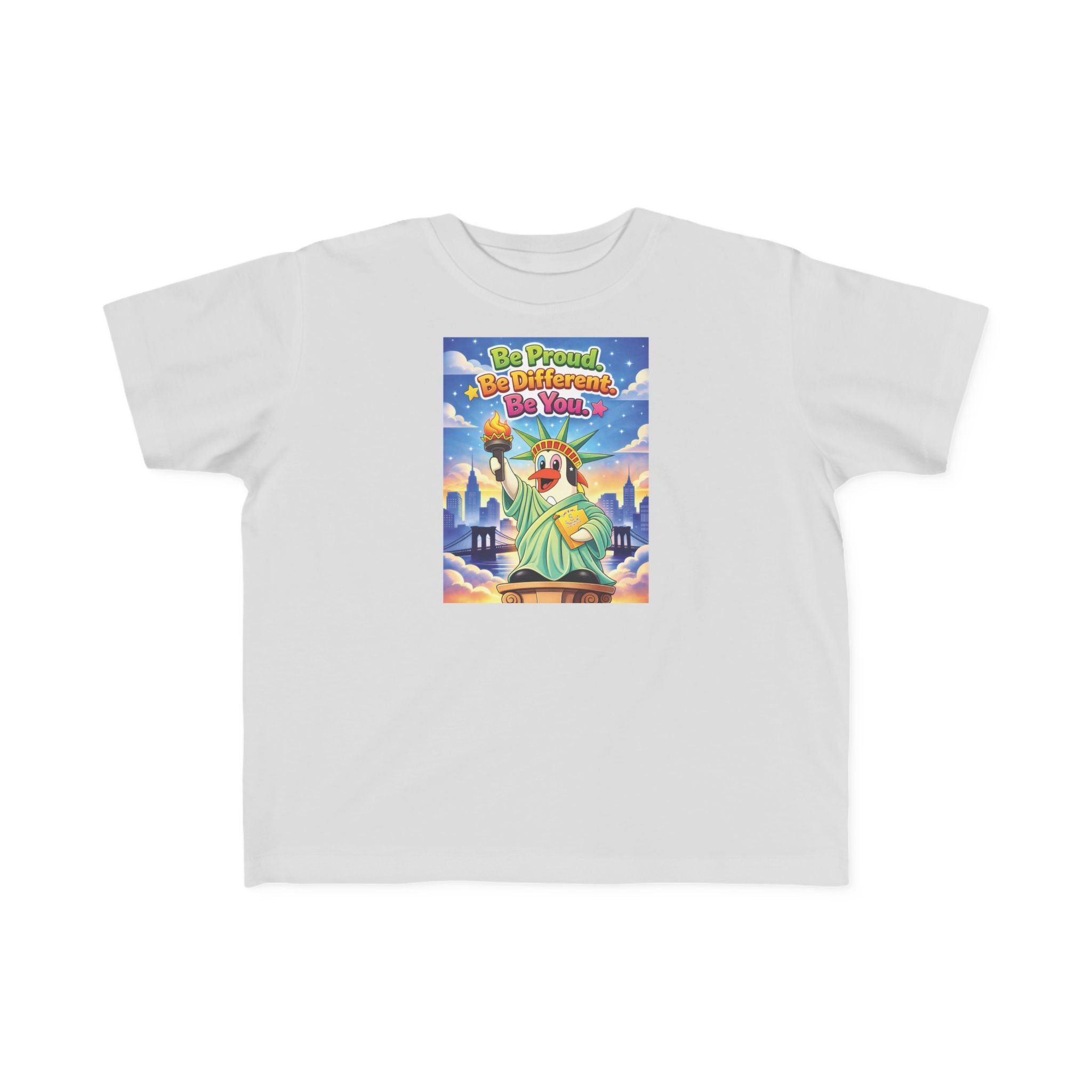 TuBz™ "Be Proud. Be Different. Be You." Kids T-Shirt - Inspirational Graphic Tee