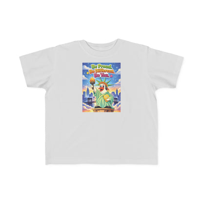 TuBz™ "Be Proud. Be Different. Be You." Kids T-Shirt - Inspirational Graphic Tee