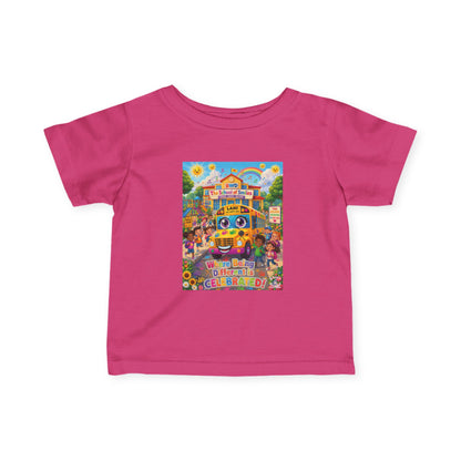 Lani™ Infant Fine Jersey Tee – "Where Being Different is CELEBRATED!" Graphic Shirt