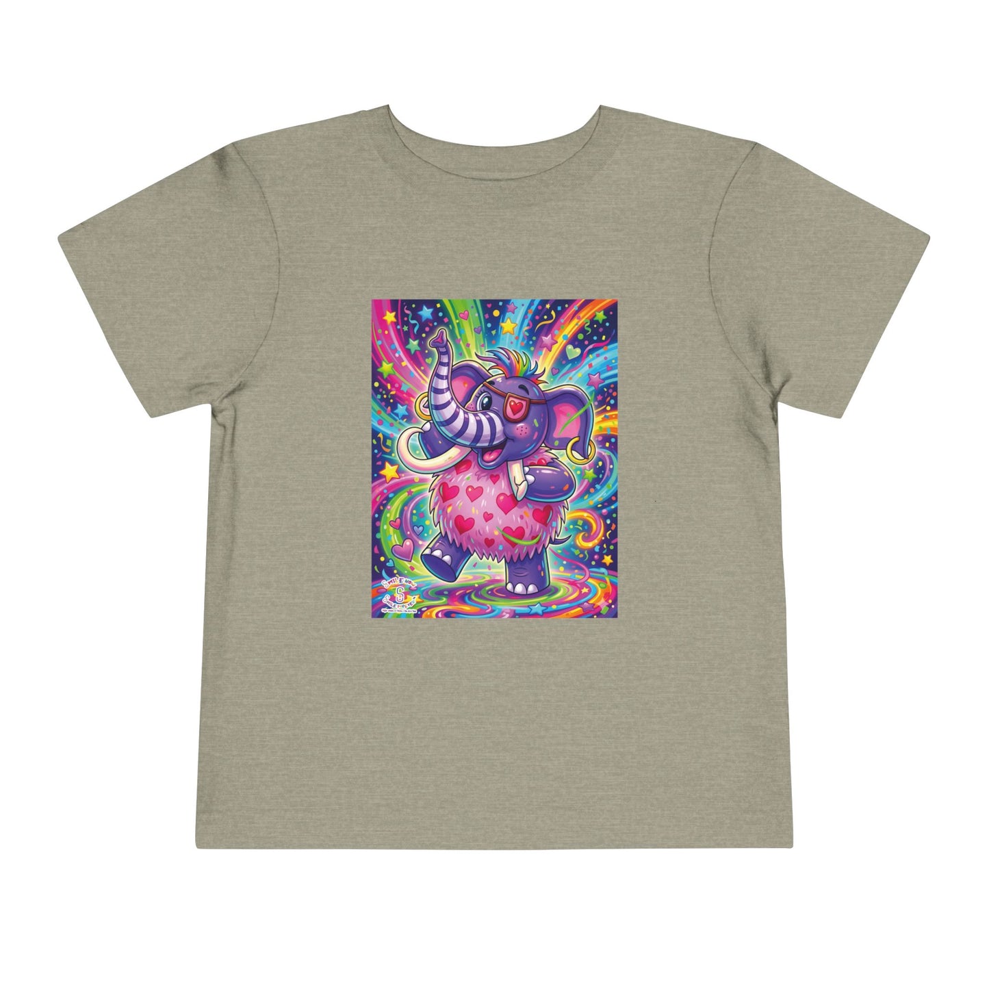 Piklez™ Toddler Short Sleeve Tee – "Born to Celebrate!" Graphic Shirt | Smile Universe Collection