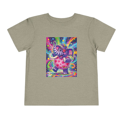 Piklez™ Toddler Short Sleeve Tee – "Born to Celebrate!" Graphic Shirt | Smile Universe Collection