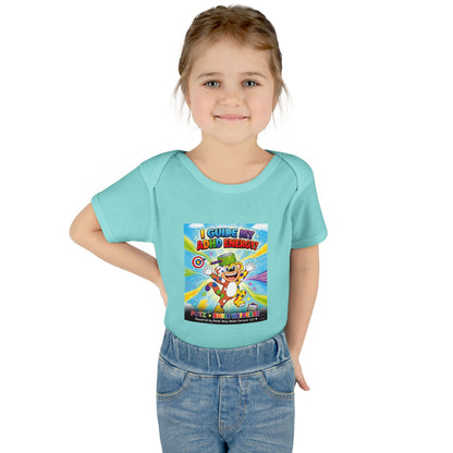 Potz™ Infant Baby Rib Bodysuit – "I Guide My ADHD Energy!" Graphic Onesie | Smile Universe Collection