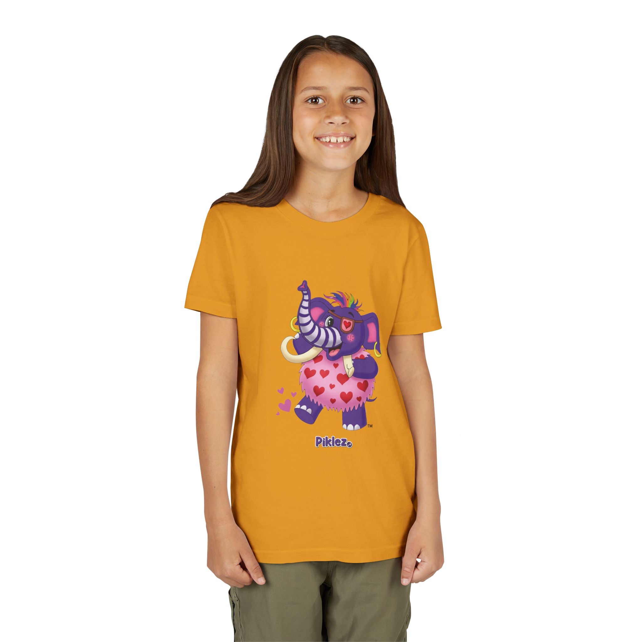 Piklez™ Youth Short Sleeve Tee – "Full of Love!" Graphic Shirt | Smile Universe Collection