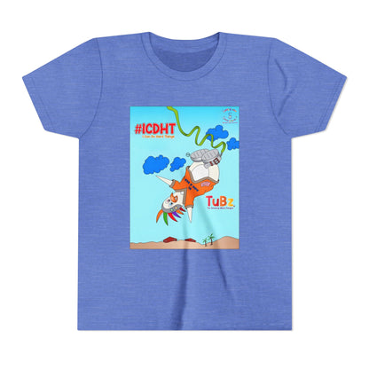 TuBz™ "I Can Do Hard Things" Youth T-Shirt | Youth Short Sleeve Tee - Motivational Kids Graphic Tee