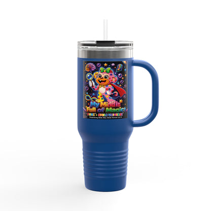 Panz™ 40oz Insulated Travel Mug – "My Mind is Full of Magic" Graphic | Smile Universe Collection
