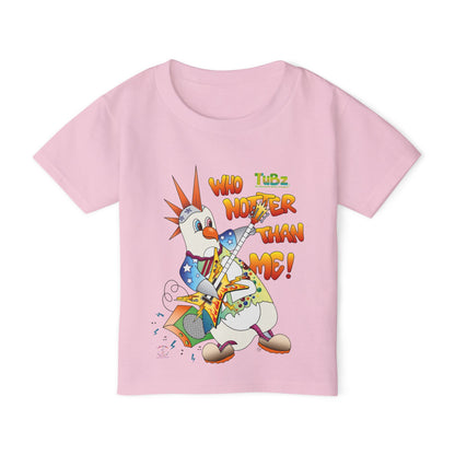 TuBz™ Rockstar Kids T-Shirt - "Who Hotter Than Me!" Graphic Tee | Smile Universe TuBz4Kidz Collection