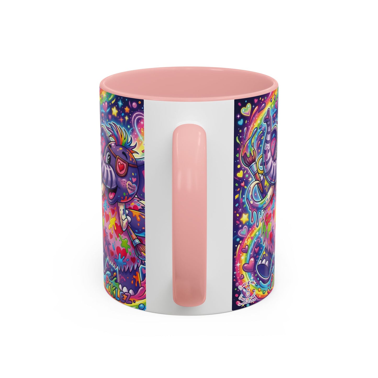 Piklez™ 15oz Ceramic Mug – "Magic Paint!" Graphic | Smile Universe Collection