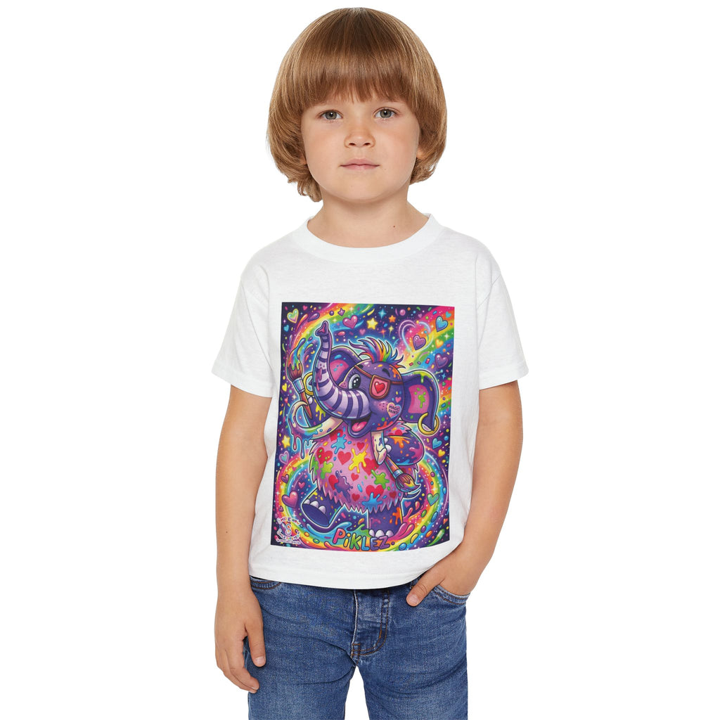 Piklez™ Kids Softstyle Tee – "Magic Paint!" Graphic Shirt | Smile Universe Collection