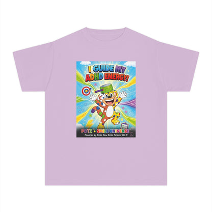 Potz™ Youth Midweight Tee – "I Guide My ADHD Energy!" Graphic Tee | Smile Universe Collection