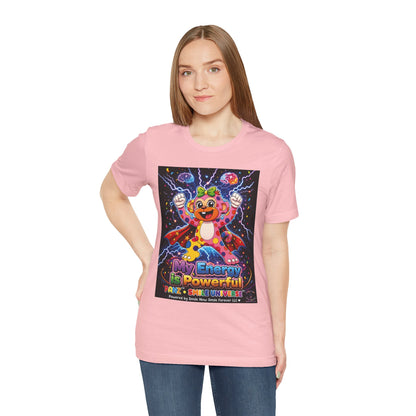 Panz™ Unisex Jersey Short Sleeve Tee For Adult– "My Energy is Powerful" Graphic Tee | Smile Universe Collection