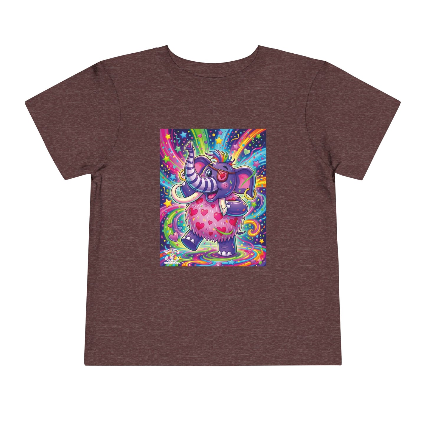 Piklez™ Toddler Short Sleeve Tee – "Born to Celebrate!" Graphic Shirt | Smile Universe Collection