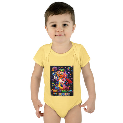 Panz™ Infant Baby Rib Bodysuit – "My Mind is Full of Magic" Graphic | Smile Universe Collection
