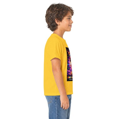 Panz™ Kids Softstyle Tee – "Differently Amazing & Loudly Autistic!" Graphic | Smile Universe Collection