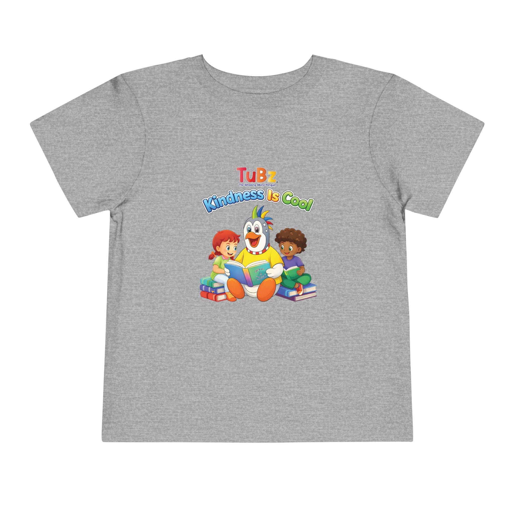 TuBz™ "Kindness Is Cool" Kids T-Shirt - Positive Message Graphic Tee | Smile Universe TuBz4Kidz