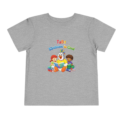 TuBz™ "Kindness Is Cool" Kids T-Shirt - Positive Message Graphic Tee | Smile Universe TuBz4Kidz