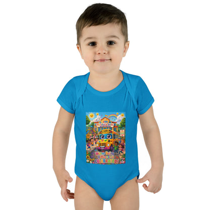 Lani™ Infant Baby Rib Bodysuit – "Where Being Different is CELEBRATED!" Graphic