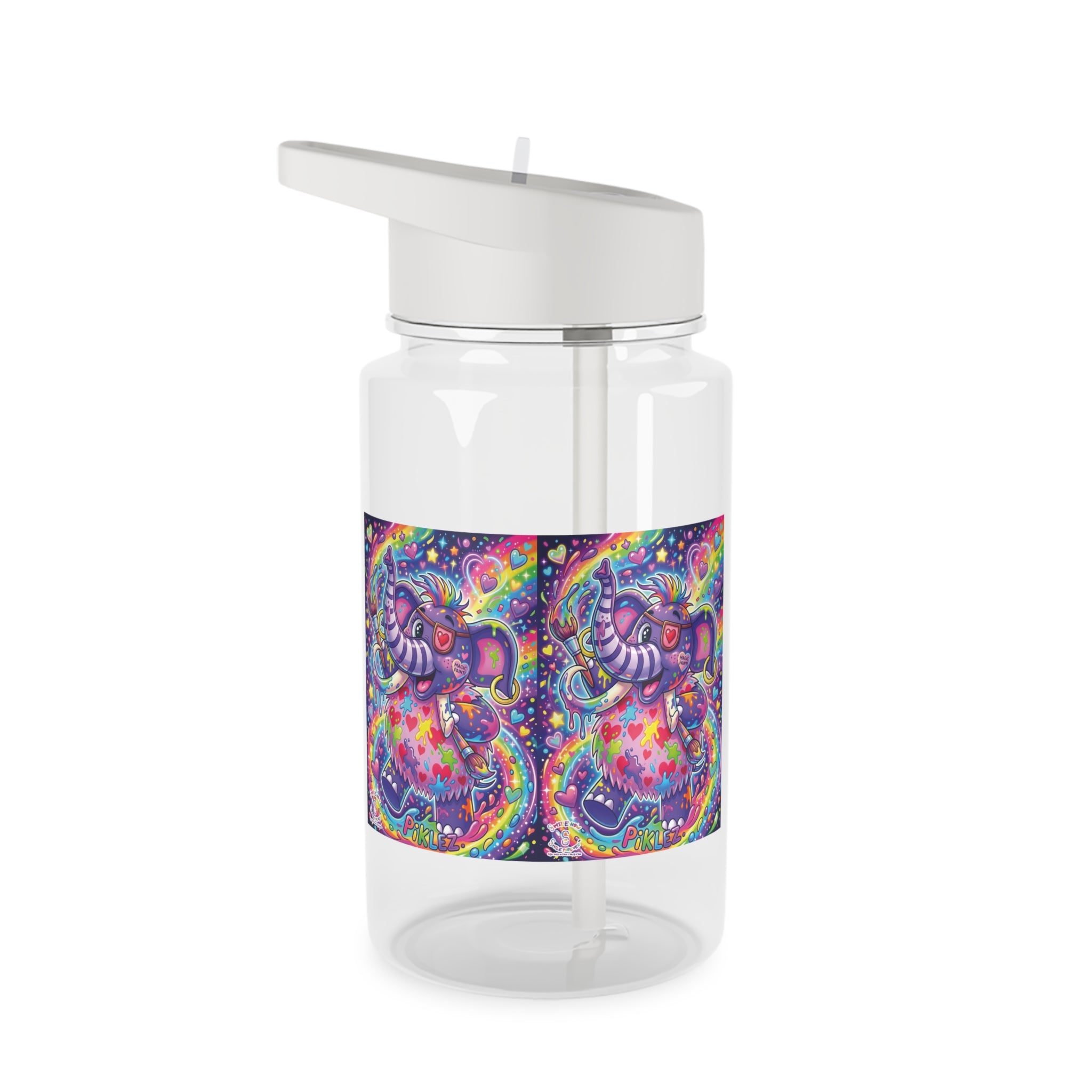 Piklez™ Tritan Water Bottle – "Magic Paint!" Graphic | Smile Universe Collection