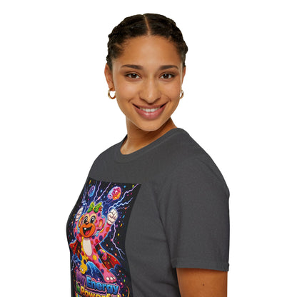 Panz™ Unisex Softstyle T-Shirt  for Adult– "My Energy is Powerful" Graphic Tee | Smile Universe Collection