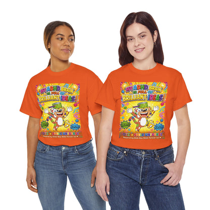 Potz™ Unisex Heavy Cotton™ Tee – "My ADHD Brain is Full of Brilliant Ideas!" Graphic Tee | Smile Universe Collection