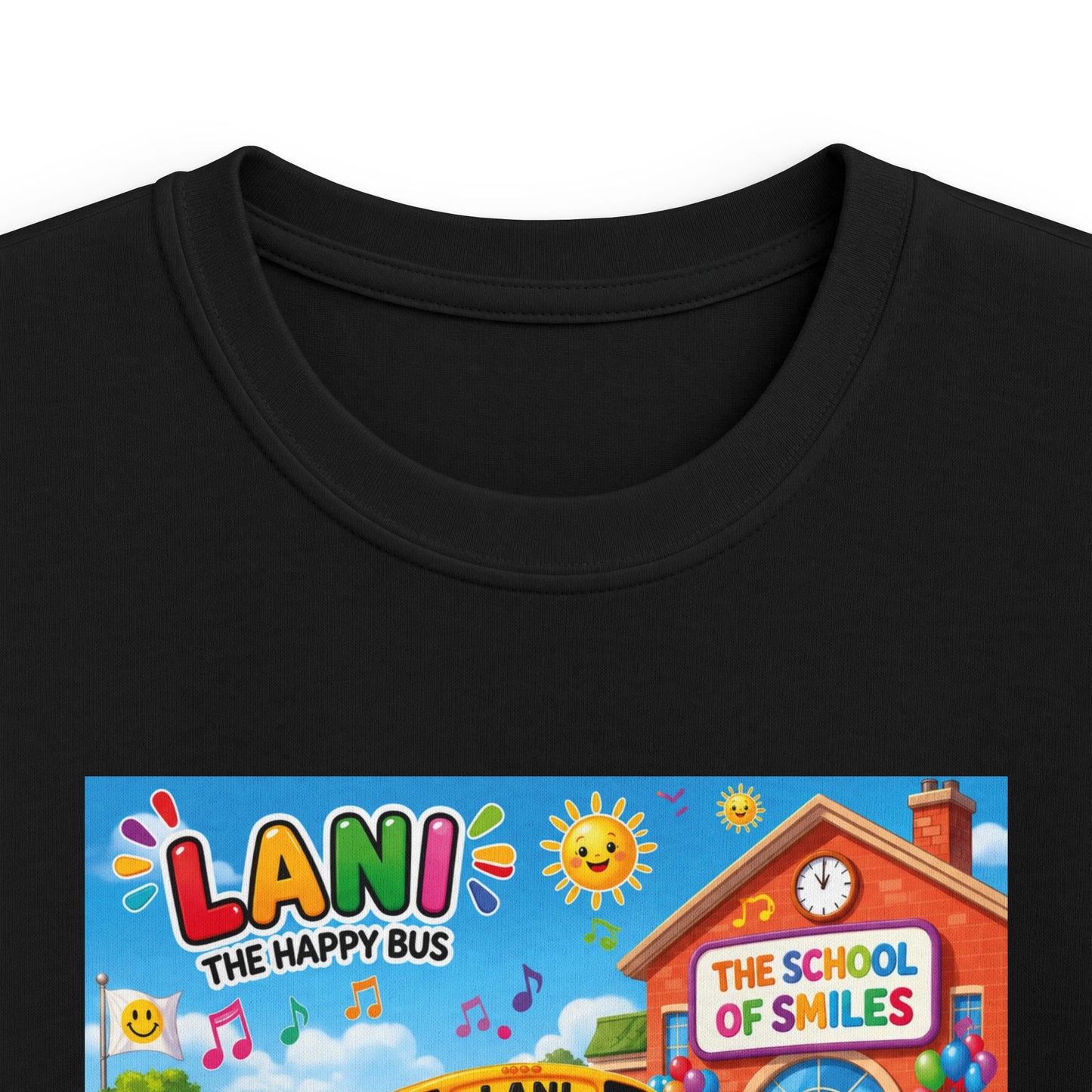 Lani™ Kids Softstyle Tee – "Let's Sing Happiness Together!" Graphic