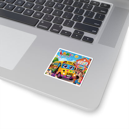 Lani™ Kiss-Cut Stickers – "Let's Sing Happiness Together!" Graphic