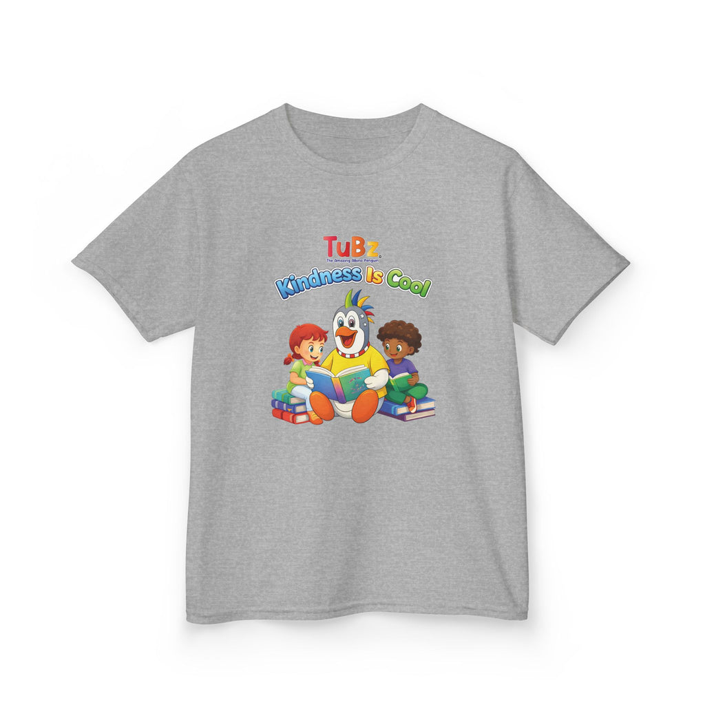 TuBz™ "Kindness Is Cool" Kids T-Shirt - Positive Message Graphic Tee | Smile Universe TuBz4Kidz