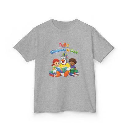 TuBz™ "Kindness Is Cool" Kids T-Shirt - Positive Message Graphic Tee | Smile Universe TuBz4Kidz