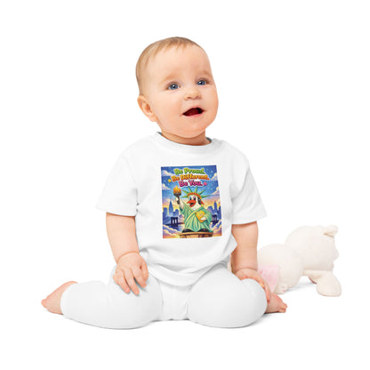 TuBz™ "Be Proud. Be Different. Be You." Baby T- Shirt - Cute Inspirational Infant Tee