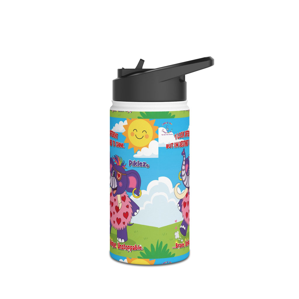 Piklez™ Stainless Steel Water Bottle with Standard Lid – “Destined to Shine” | Smile Universe Collection