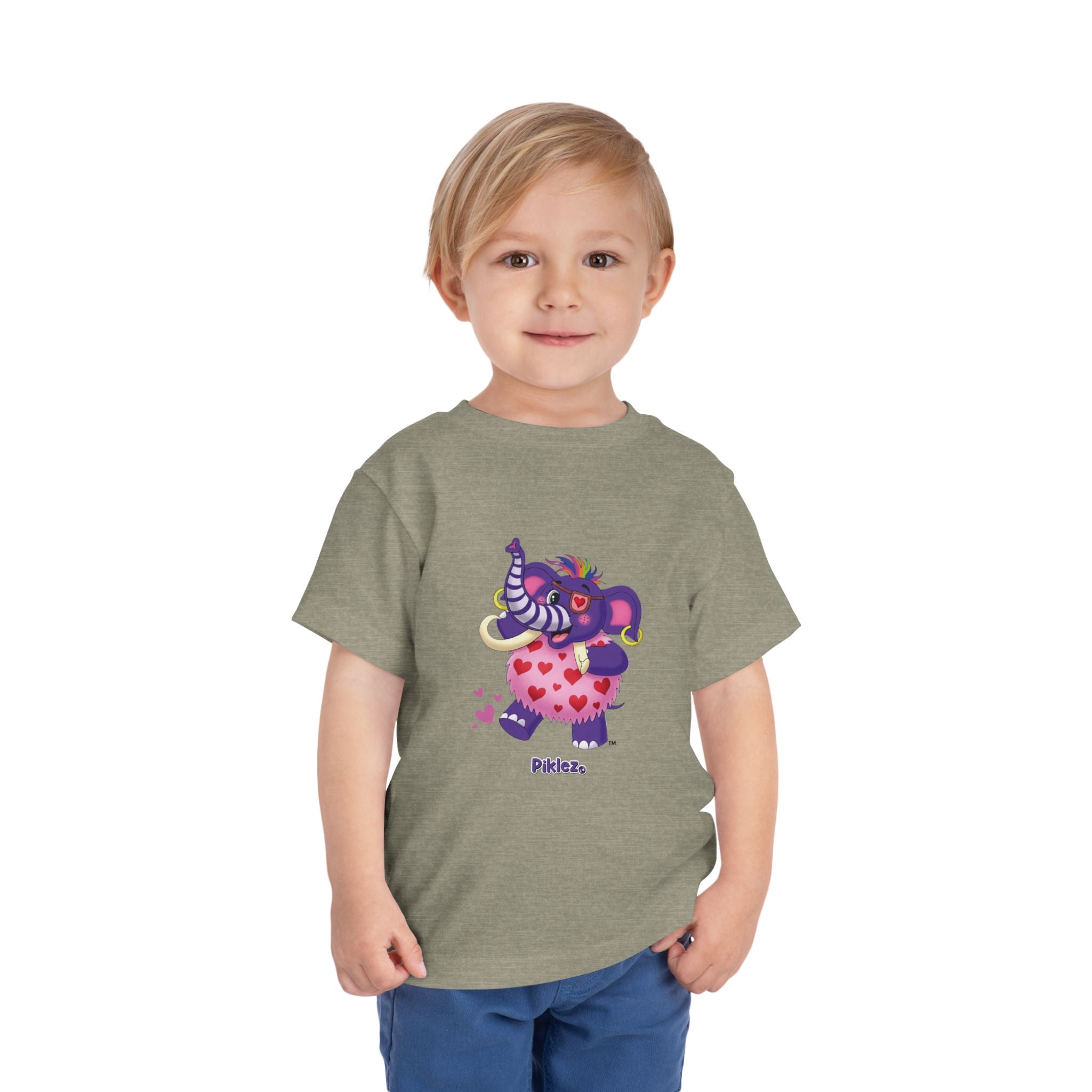 Piklez™ Toddler Short Sleeve Tee – "Full of Love!" Graphic Shirt | Smile Universe Collection