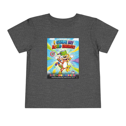 Potz™ Toddler Short Sleeve Tee – "I Guide My ADHD Energy!" Graphic Tee | Smile Universe Collection