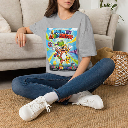 Potz™ Unisex Softstyle T-Shirt – "I Guide My ADHD Energy!" Graphic Tee | Smile Universe Collection