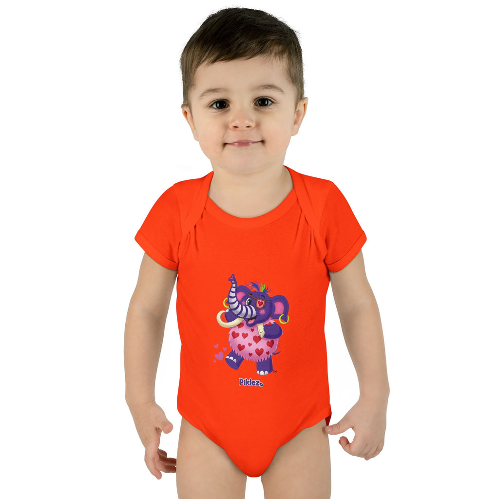 Piklez™ Infant Baby Rib Bodysuit – "Full of Love!" Graphic | Smile Universe Collection