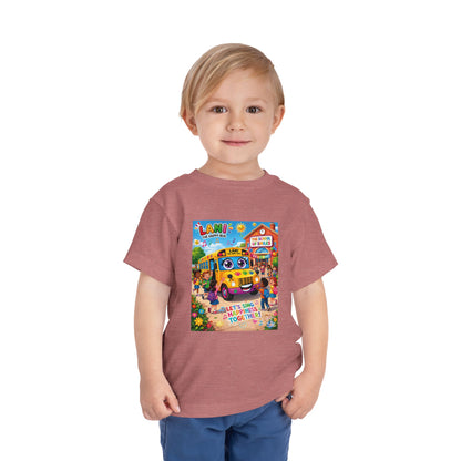 Lani™ Toddler Short Sleeve Tee – "Let's Sing Happiness Together!" Graphic
