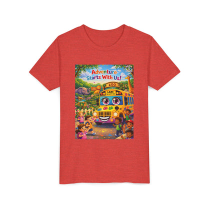 Lani™ Youth Short Sleeve Tee – "Adventure Starts With Us!" Graphic