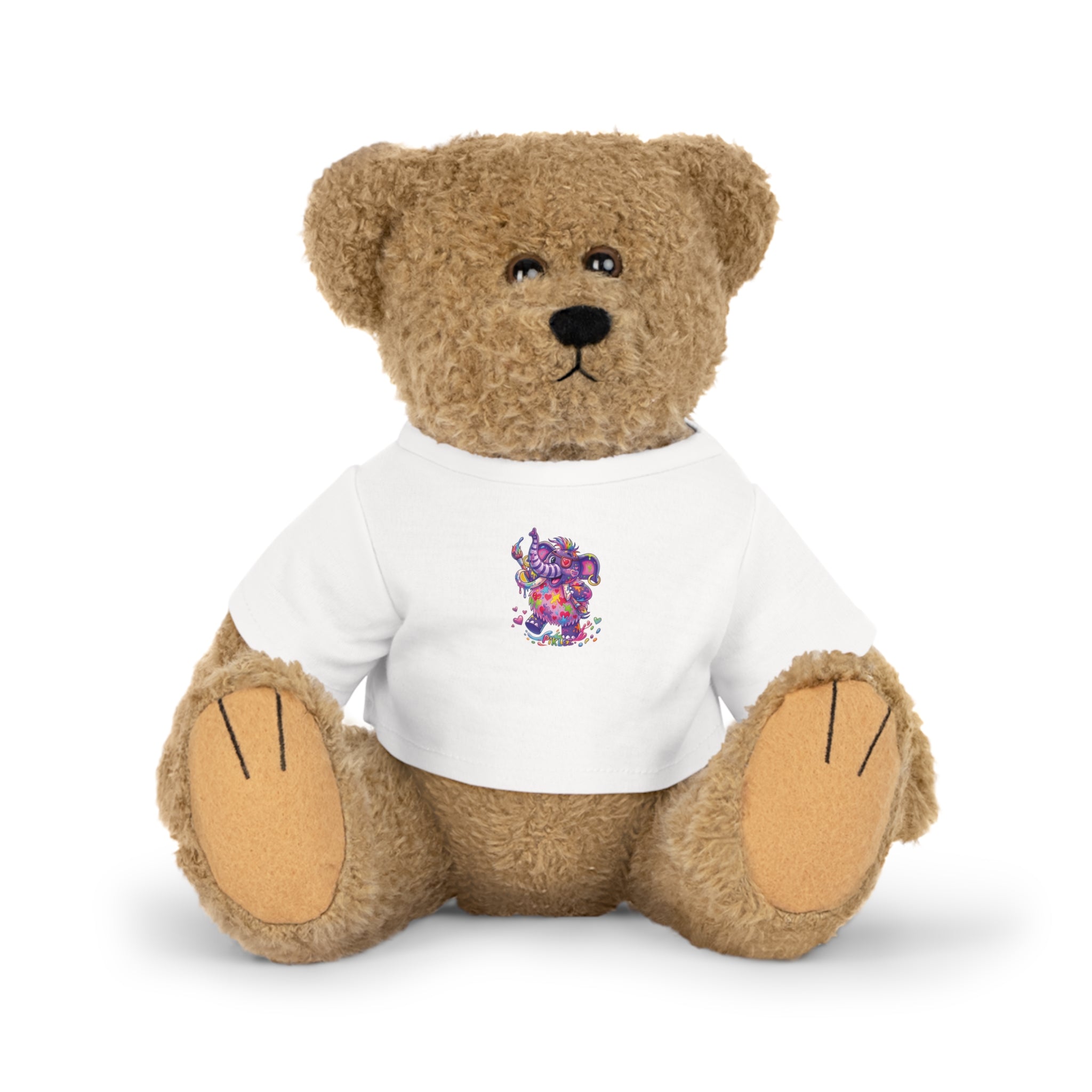 Piklez™ Plush Toy with T-Shirt – "Magic Paint!" Graphic | Smile Universe Collection