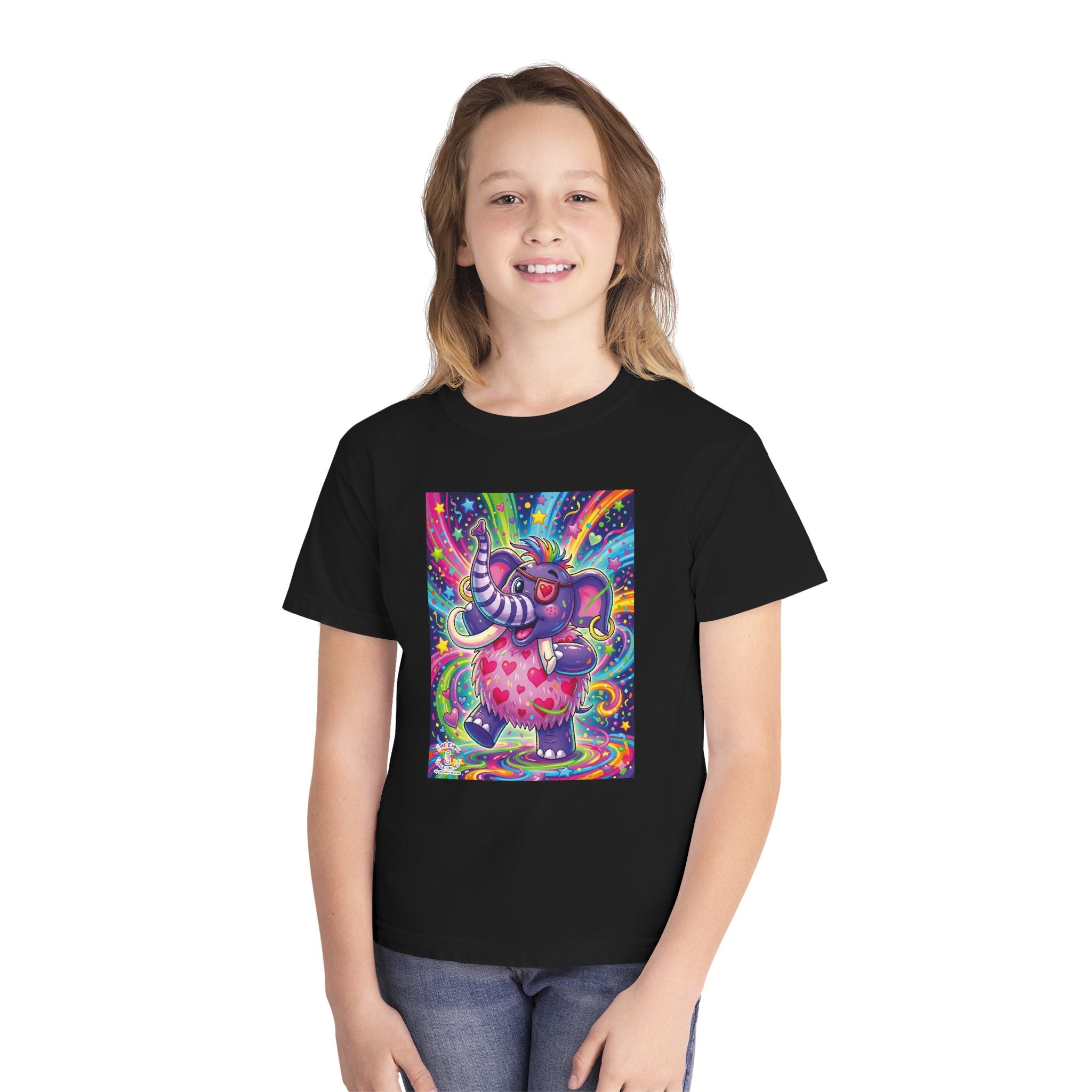 Piklez™ Youth Midweight Tee – "Born to Celebrate!" Graphic Shirt | Smile Universe Collection
