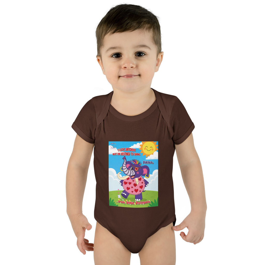 Piklez™ Infant Bodysuit – “Destined to Shine” Baby Outfit | Smile Universe Collection
