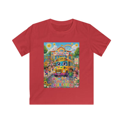 Lani™ Kids Softstyle Tee – "Where Being Different is CELEBRATED!" Graphic Shirt
