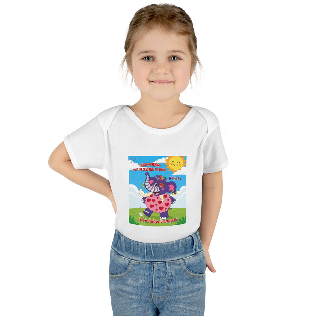 Piklez™ Infant Bodysuit – “Destined to Shine” Baby Outfit | Smile Universe Collection