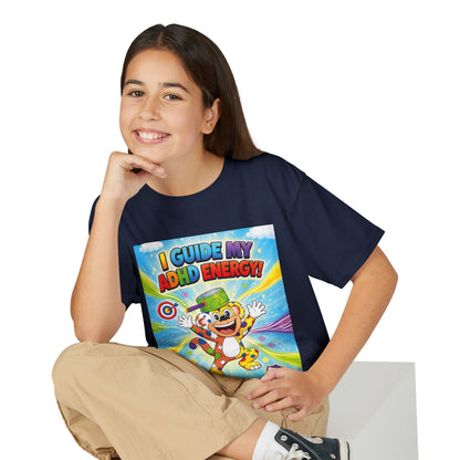 Potz™ Youth DryBlend® T-Shirt – "I Guide My ADHD Energy!" Graphic Tee | Smile Universe Collection