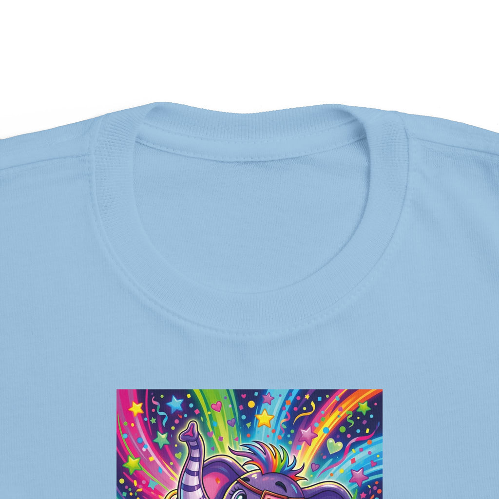 Piklez™ Toddler's Fine Jersey Tee – "Born to Celebrate!" Graphic Shirt | Smile Universe Collection