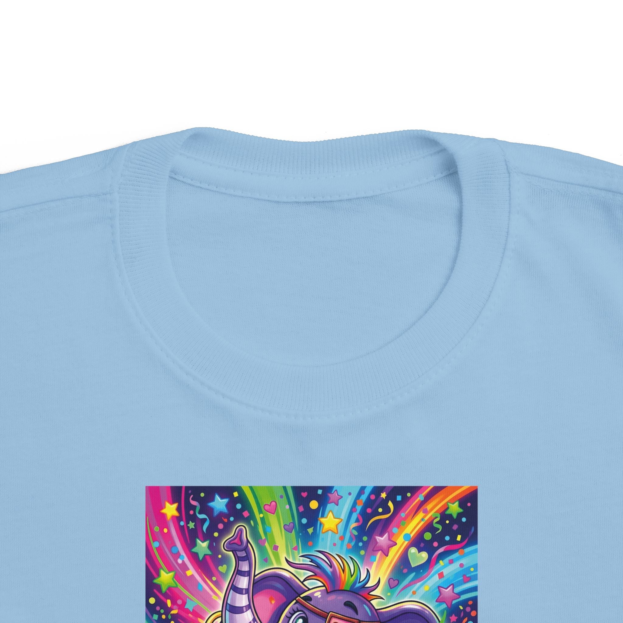 Piklez™ Toddler's Fine Jersey Tee – "Born to Celebrate!" Graphic Shirt | Smile Universe Collection