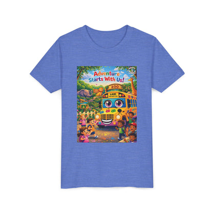 Lani™ Youth Short Sleeve Tee – "Adventure Starts With Us!" Graphic
