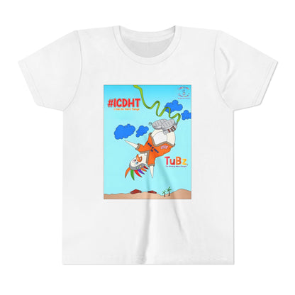 TuBz™ "I Can Do Hard Things" Youth T-Shirt | Youth Short Sleeve Tee - Motivational Kids Graphic Tee