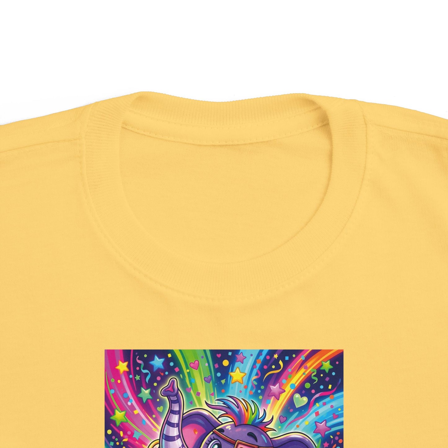 Piklez™ Toddler's Fine Jersey Tee – "Born to Celebrate!" Graphic Shirt | Smile Universe Collection