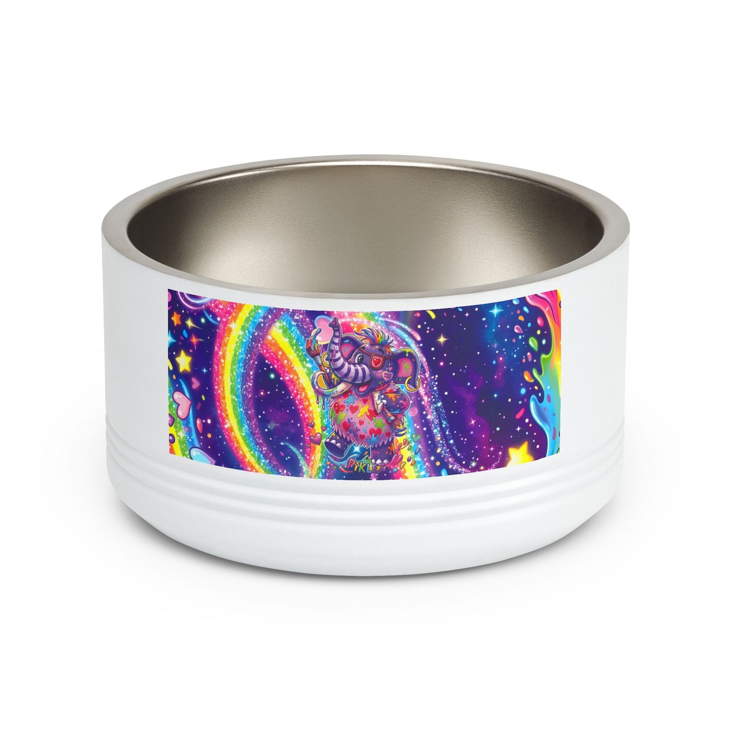 Piklez™ Pet Bowl 18oz – "Magic Paint!" Graphic | Smile Universe Collection