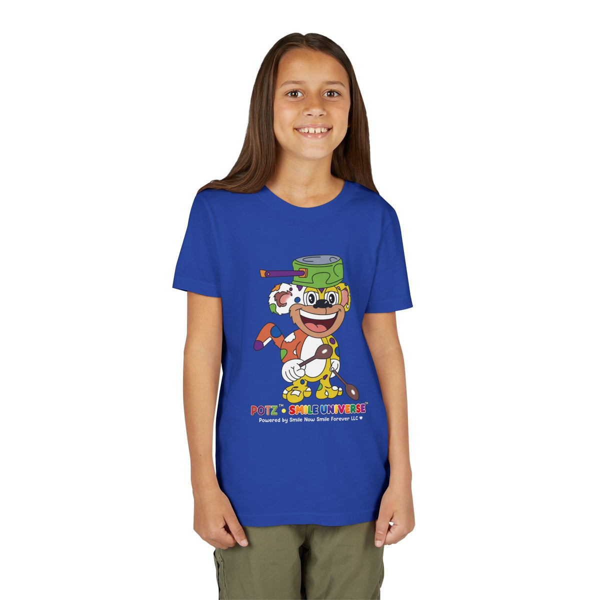 Potz™ Youth Short Sleeve Tee – Playful Graphic Tee | Smile Universe Collection